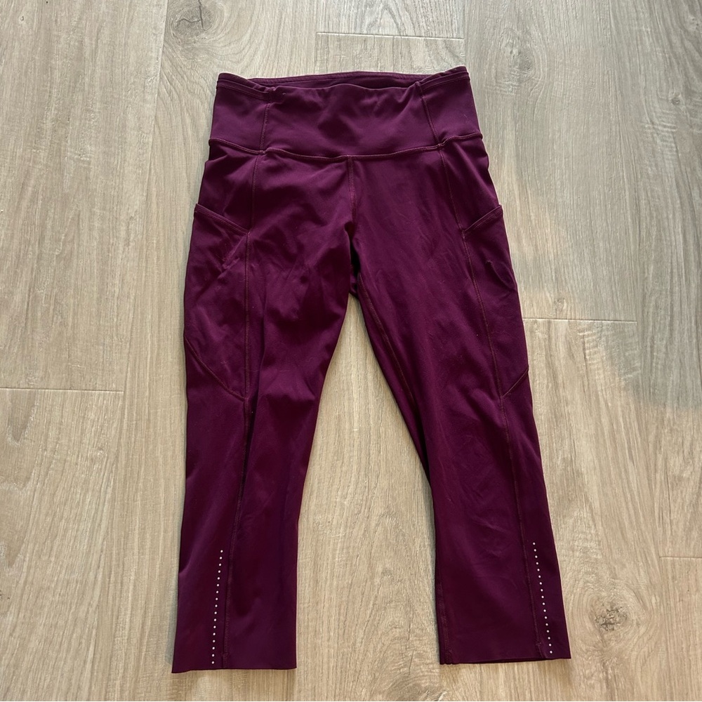 Lululemon Fast and Free High-Rise Crop 19” Leggings